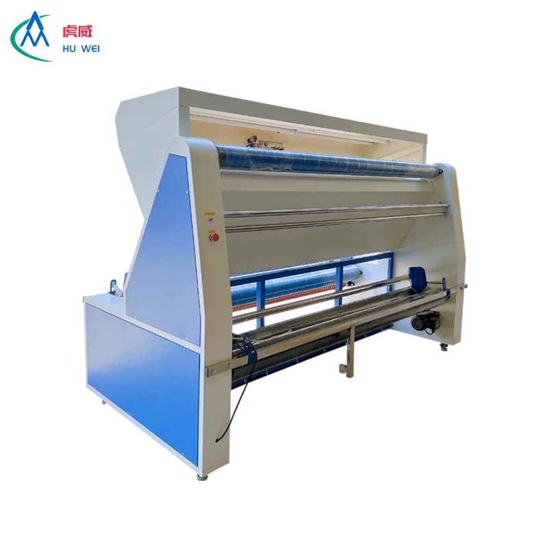 Automatic Textile rolling machine cloth winder roll to roll fabric coiling folding cutting machine fabric rewind