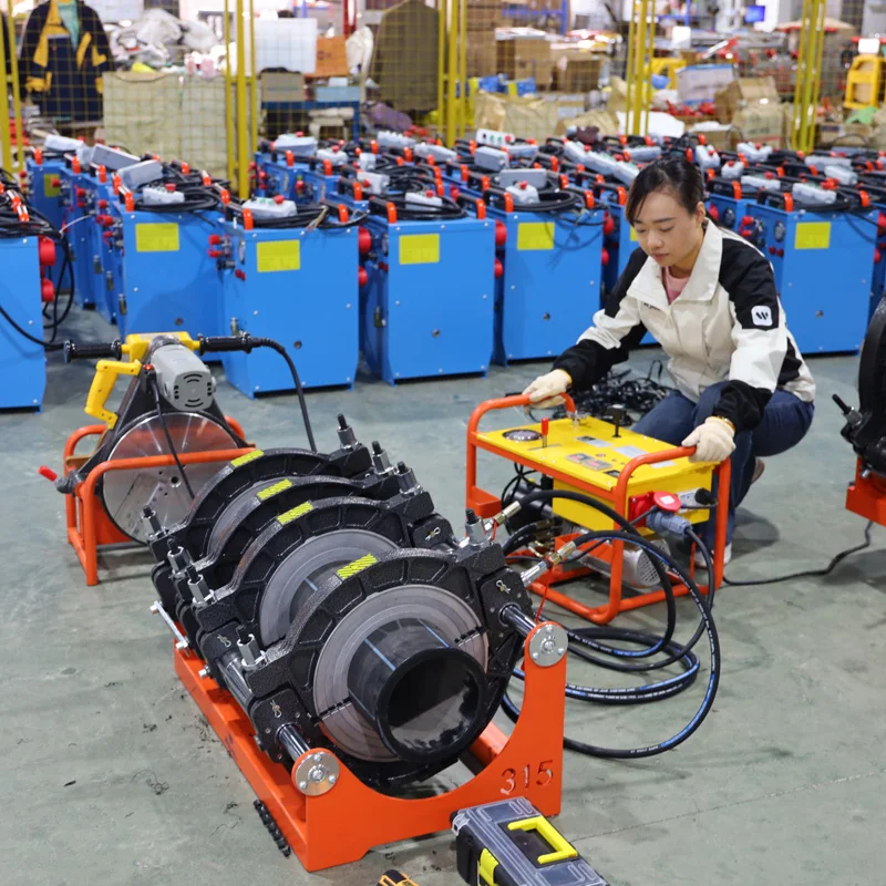 Сварка 315B 90-315 мм Hdpe машина для стыковой сварки полиэтиленовых труб Цена hdpe сварочная