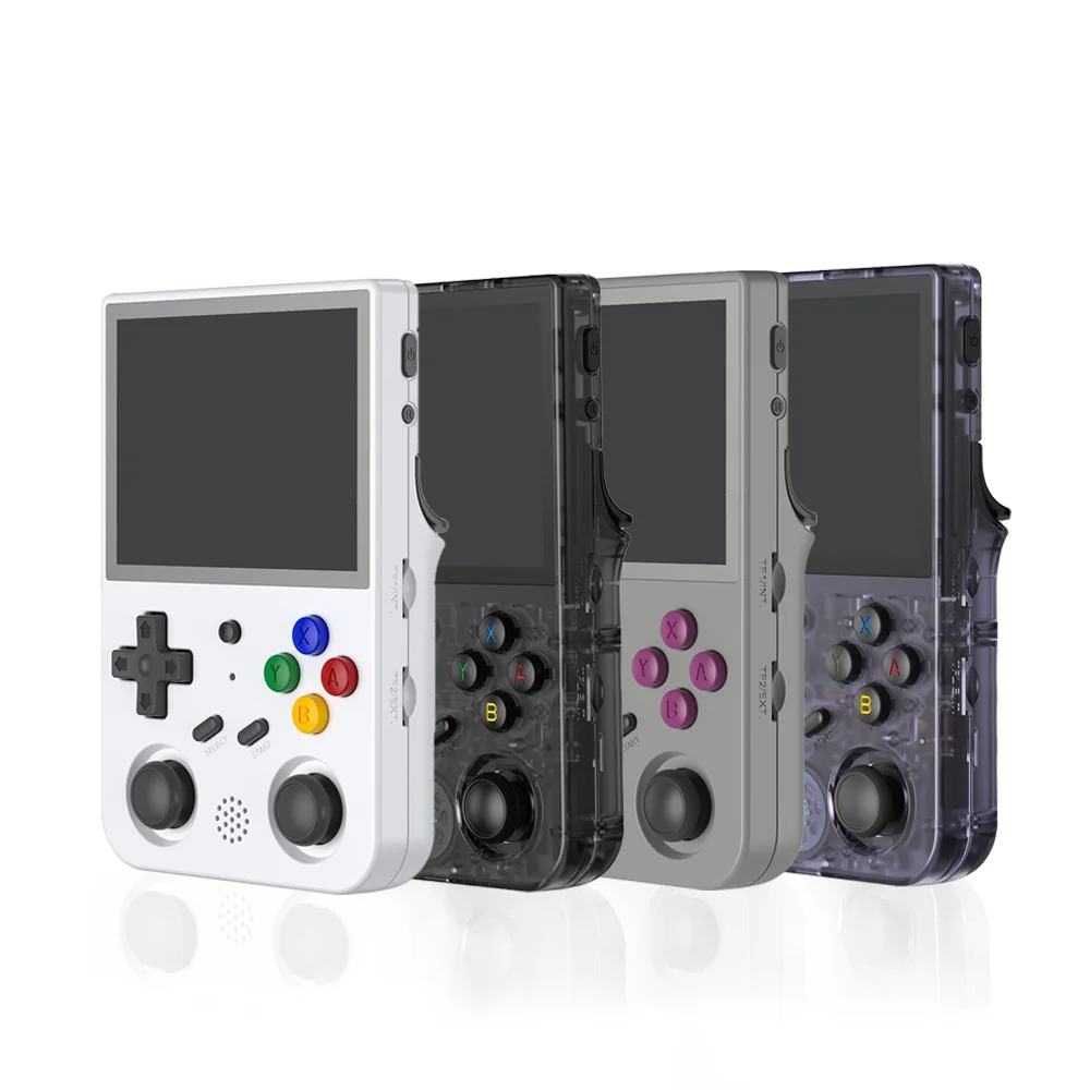 2023 New RG353V RG353VS Handheld Game Console Retro Video Game Open Source System RK3326 3.5-Inch 640*480 IPS Screen