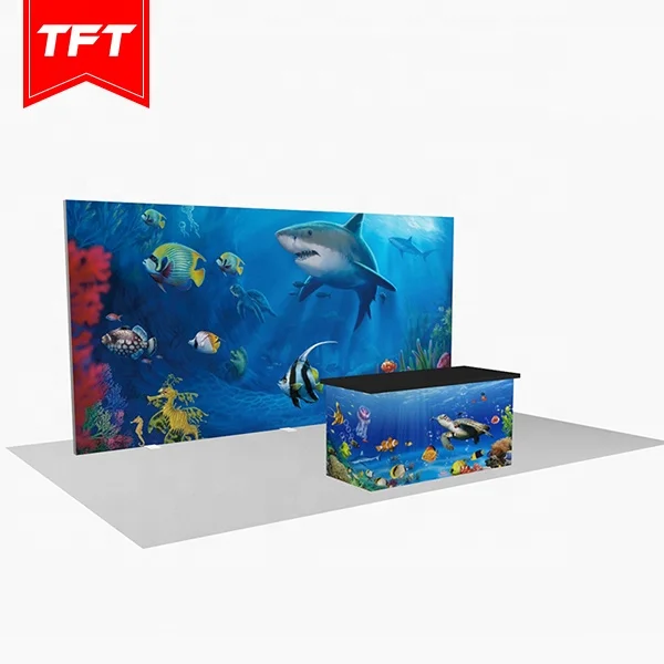 Китайский поставщик, регулируемый напольный двусторонний дисплей с подсветкой, 20 футов, баннер для торговли