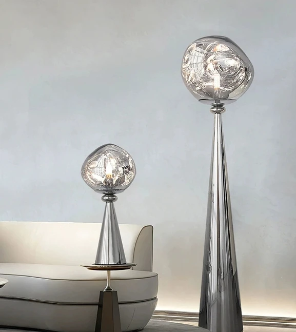 2024 lava living room Nordic Modern standing corner decorative modern metal floor lamp