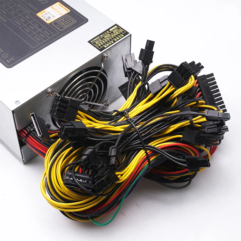 2022 новый высококачественный бесшумный блок питания ATX 1600 Вт 1800 2000 92 PLUS для компьютера и