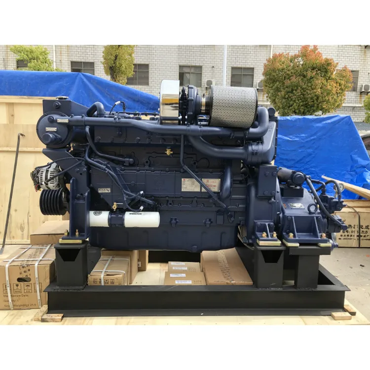  176kw/1500 об/мин с водяным охлаждением 6 цилиндров Weichai Wd10 серии морской дизельный двигатель