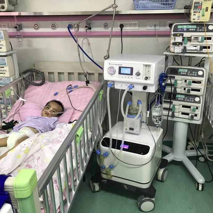  CE ISO Утвержденный неонатальный вентилятор NLF200C передвижной аварийный ICU с воздушным
