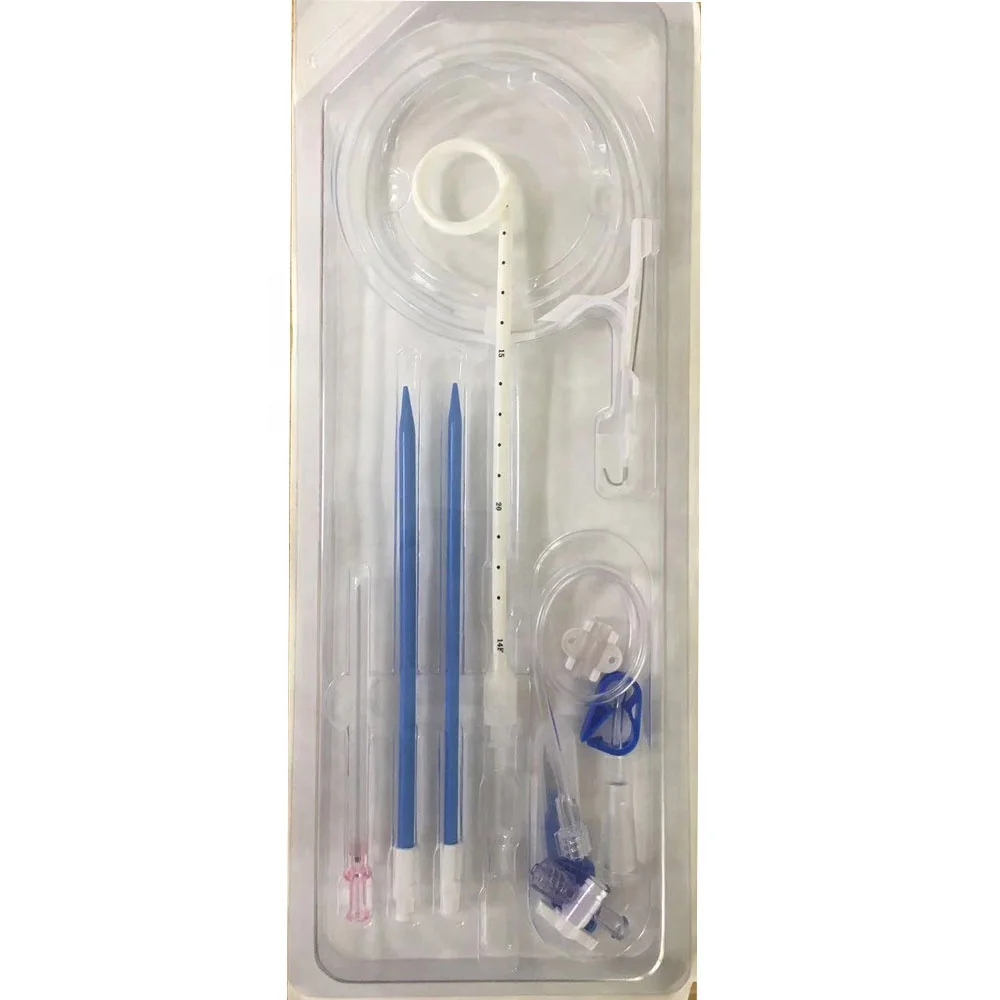 
disposable medical pigtail drainage catheter kit and drainage system kit for thoracic, nephrostomy and abdominal drain 