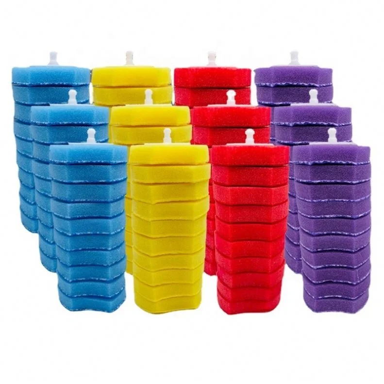 Disposable Sponge Replaced Head For Toilet Brush with Detergent Various Fragrance