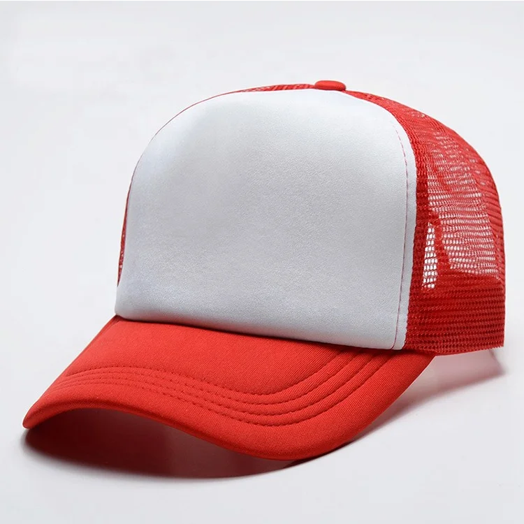 wholesale summer autumn Unisex Casual multi colours matching 5 panel sponge baseball adult Kids Trucker Cap Foam Mesh hat