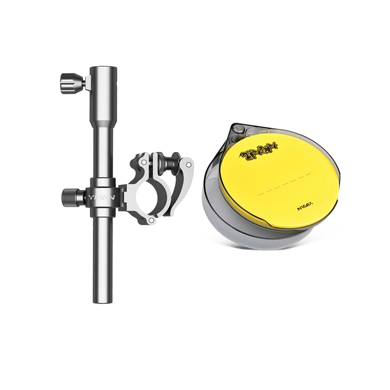 outdoors fishing box Yellow dotted line stand hook