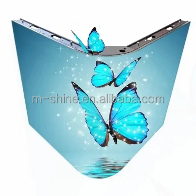 M-shine персонализированный невооруженным глазом 3D светодиодная видеостена наружная ультра HD большой светодиодный рекламный экран для больших торговых центров