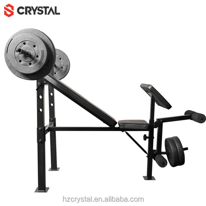 SJ-7230 Bench Press Biceps Foldable Strength Training Machine Adjustable Weight Bench for Gym