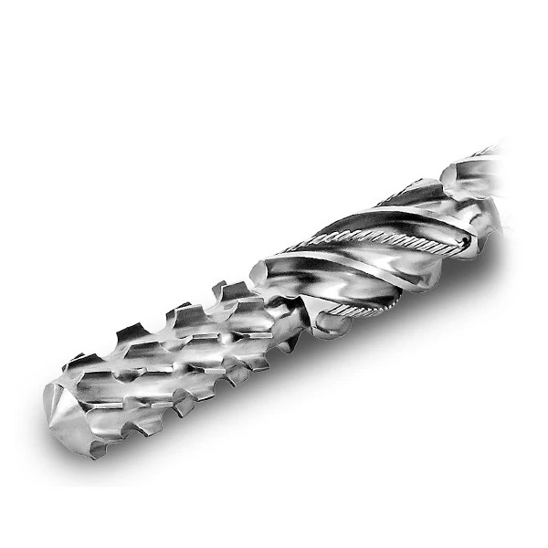 Extruder single screw barrel for plastic granule making machine