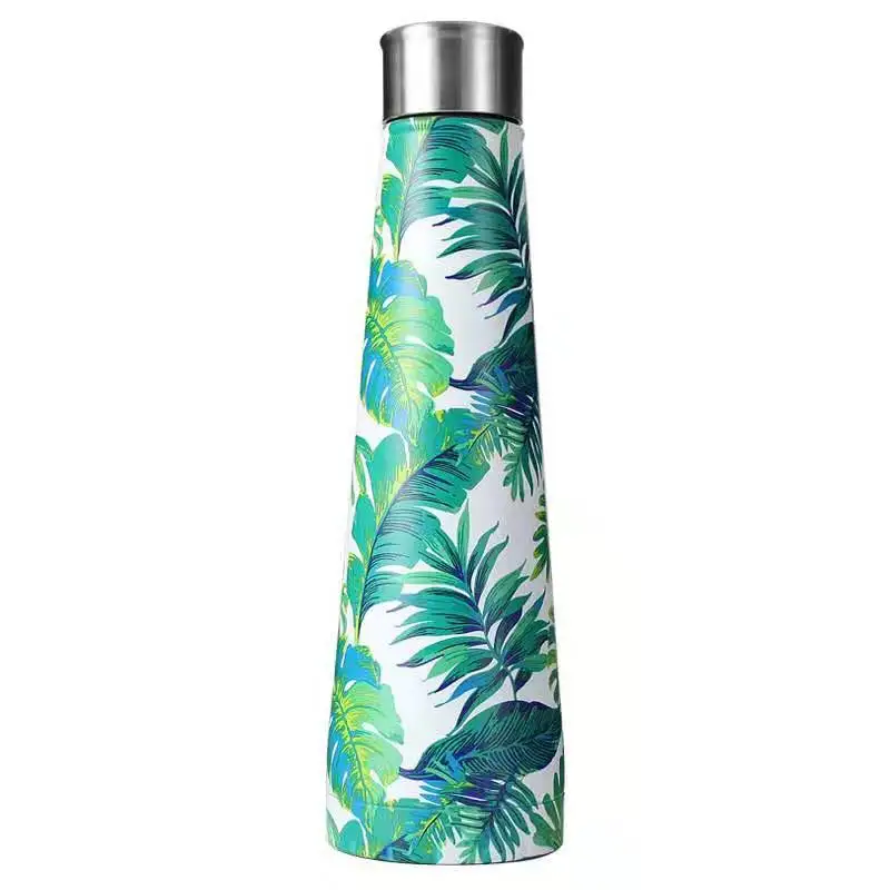 wholesale double walled vacuum Insulated water bottle leak-proof cola shape stainless steel water bottle