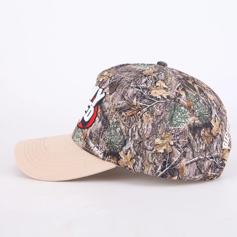 Unisex Camo Green Sports Baseball Cap Color Outdoor Tree Camo Hat Tactical Sports Baseball Cap