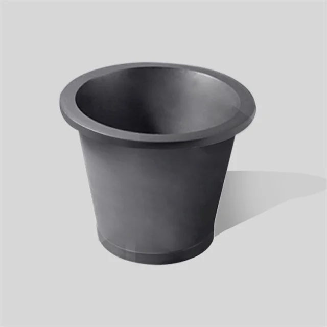 Manufacturers directly supply high temperature resistant graphite crucibles for metal melting