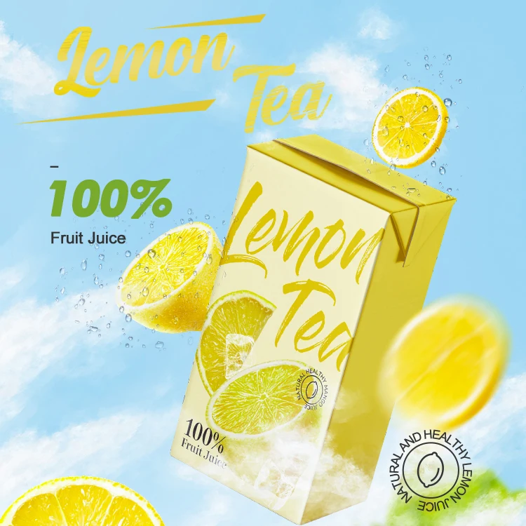 LISHI Custom Private Label Nutrition Fresh Lemon Juices Healthy 250ml 16Box 24Box Drinks Juice