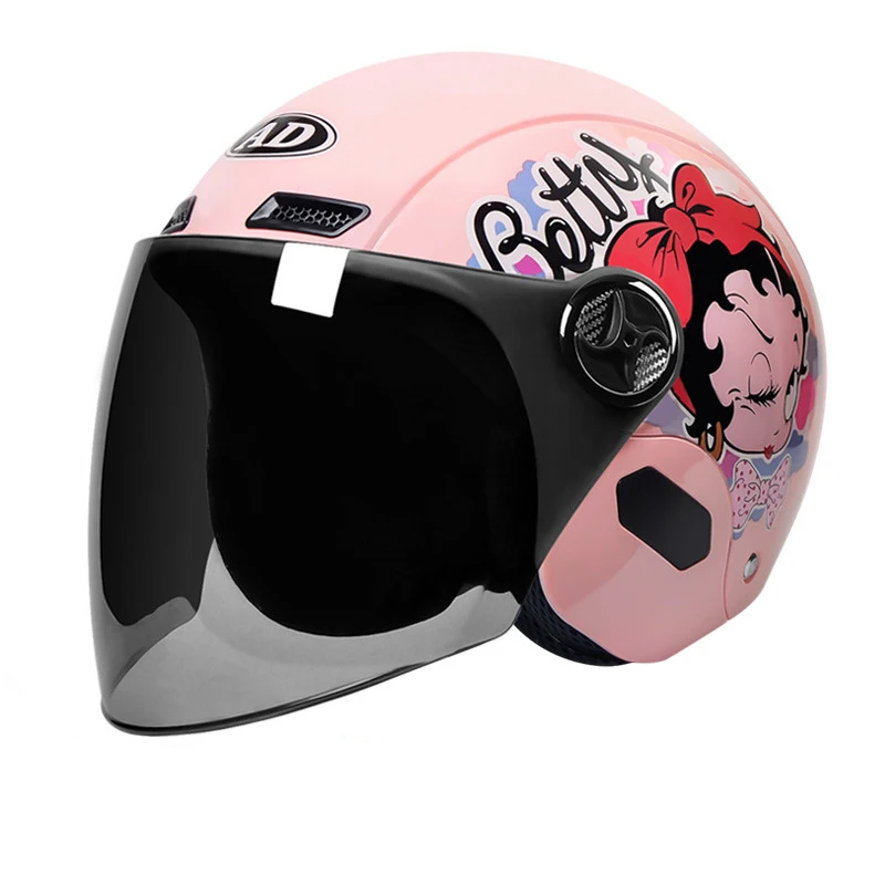 SUBO Wenzhou Jinhua Helmet Sales ABS Motor Ladies Electric Car Cute Protect Unique Half Face Wholesale Motorcycle Helmets