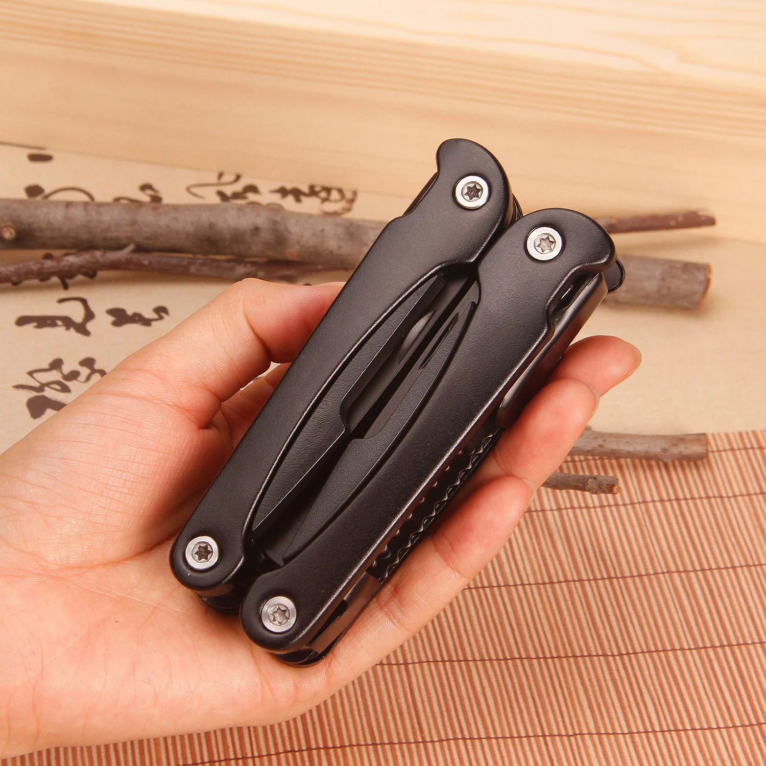 Best Selling Multitool Mini Tools Stainless Steel Folding Pocket Pliers with Knife All In One