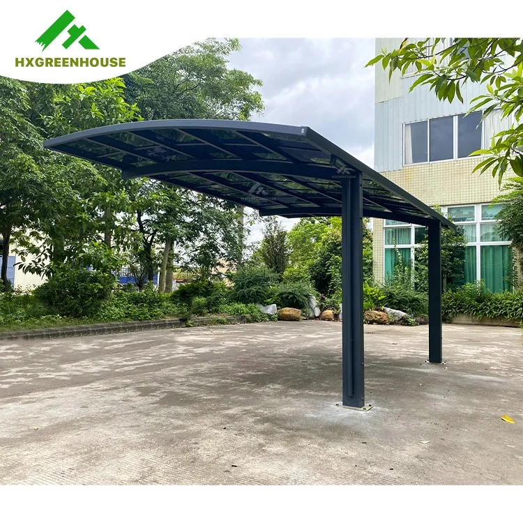 Wooden outdoor garden storage shed new innvoate metal car garage tents widely used for car parking (HX111)