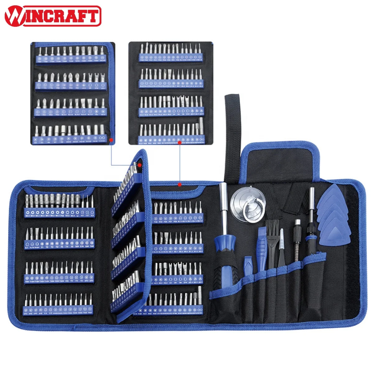 170 in 1 Computer Repair Tool Kit With Portable Storage Bag Precision Screwdriver Set