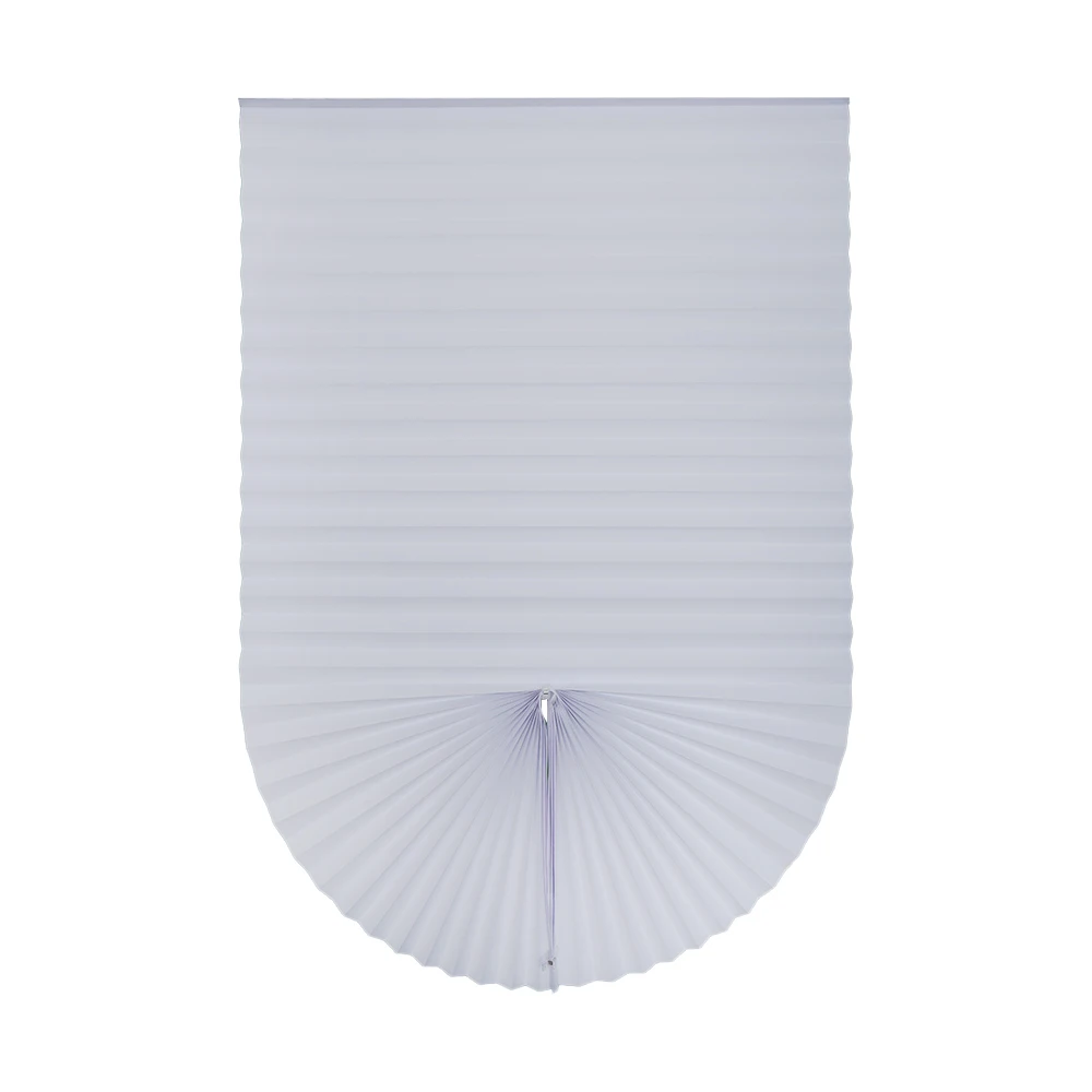 Hot selling shading and shading temporary white pleated louver fabric classic Chinese New Year French window roller blind