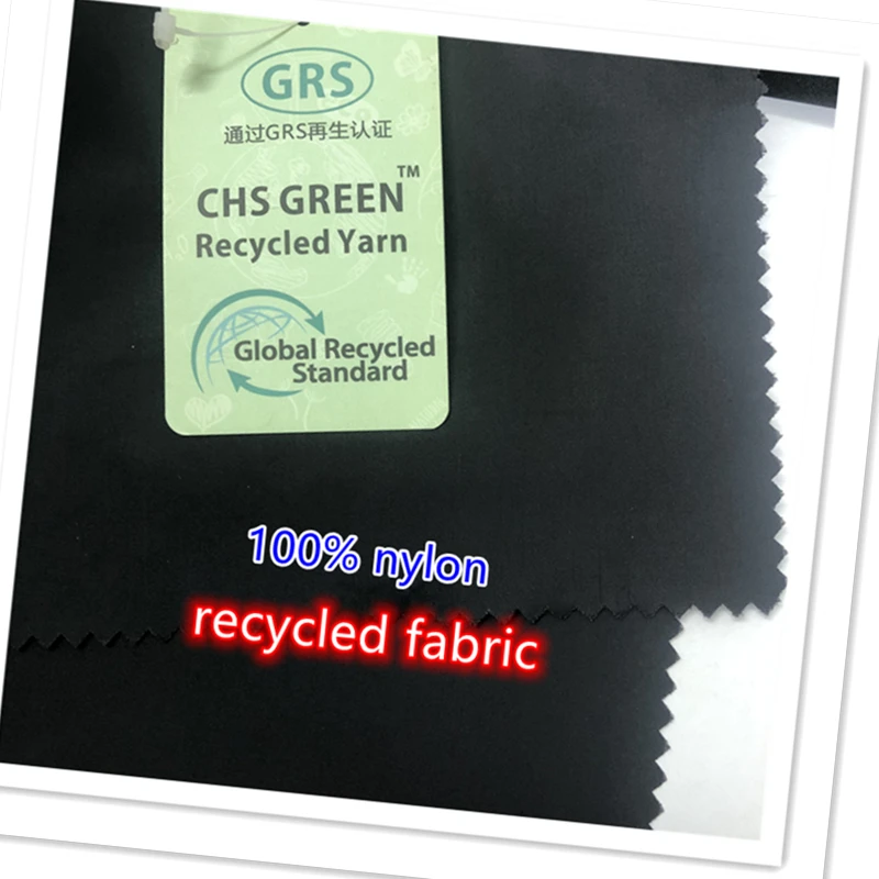 High quality 40D 300T 100% nylon recycled fabric for coat