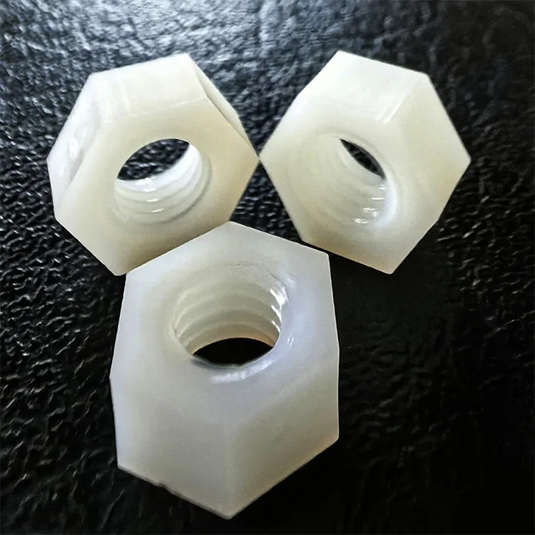 Wholesale DIN934 Plastic Polyamide Nylon PA66 Hex Nut Plastic Nuts