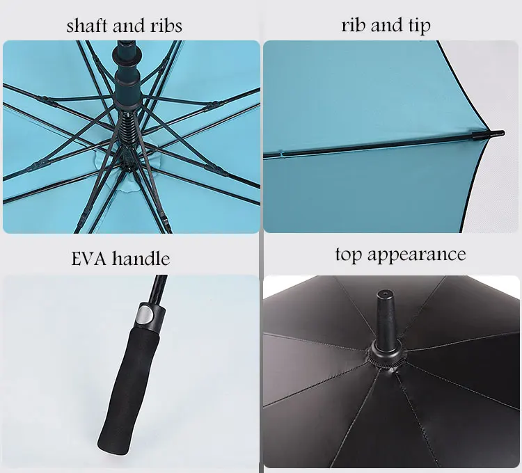 Promotional Gifts Ultra Light UV Wooden Fishing Umbrella Brolly Big Maxi Sun Protection Para Lluvia with Golf Function Logo