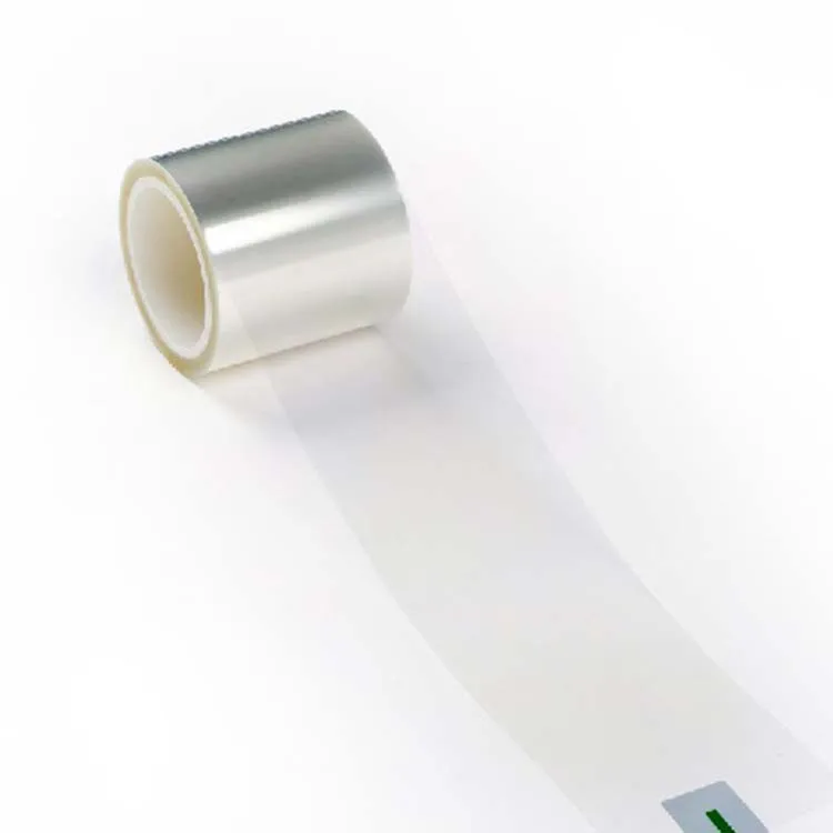 Deson die cut clear print blue pet protective silicone film for electronic product glass screen protection