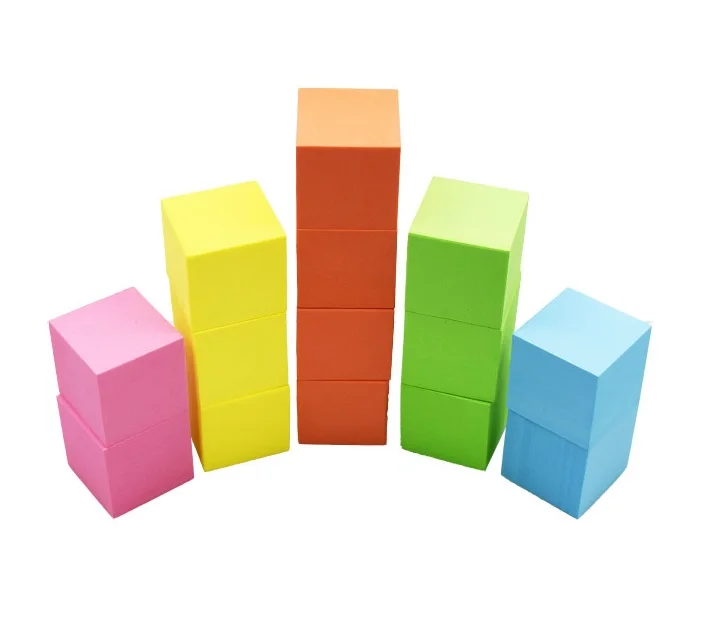 Custom high quality Soft Colorful Eva Foam Cubes For Kids Educational Toys