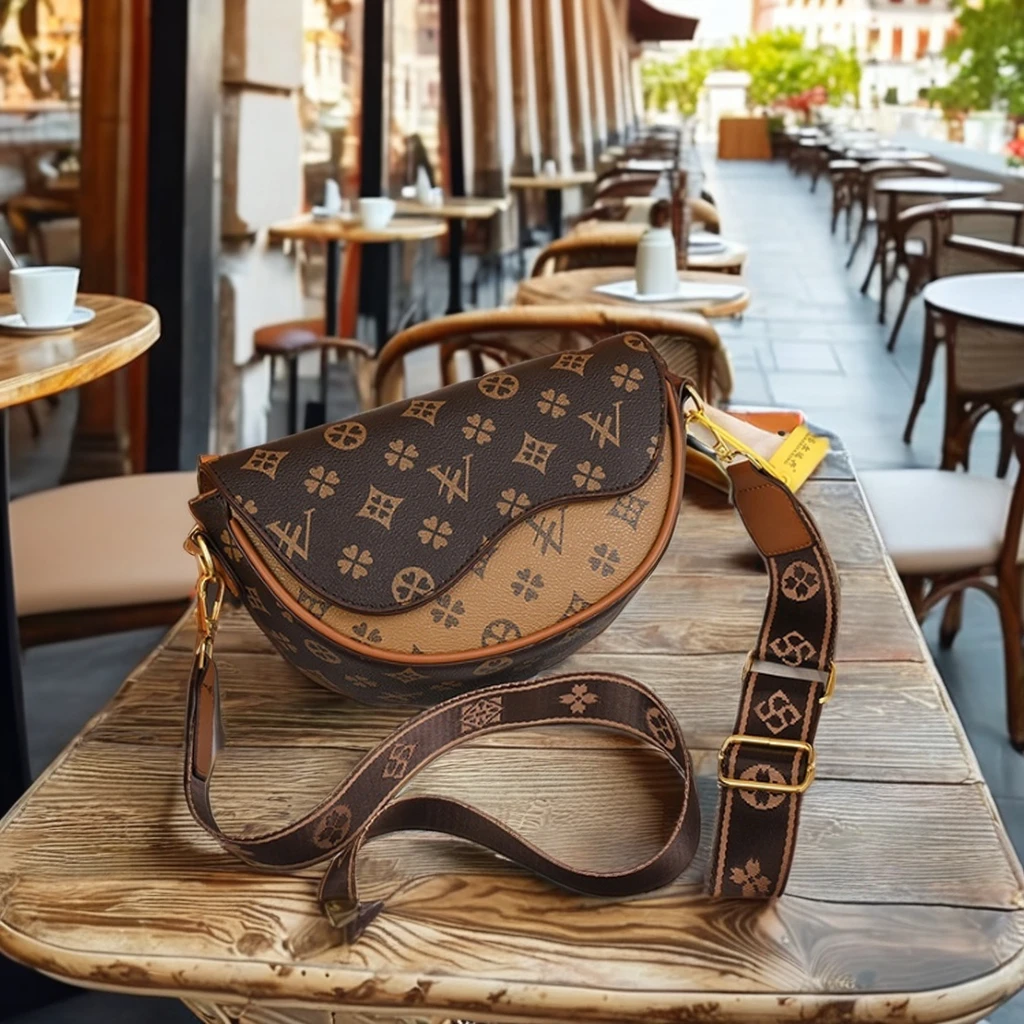 Женская кожаная сумка через плечо