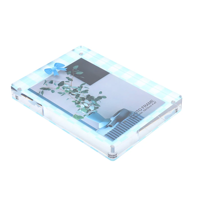 Premium Acrylic Photo Frame Magnetic Picture Frames Clear with printing Display Clear Magnet Acrylic Photo Frames