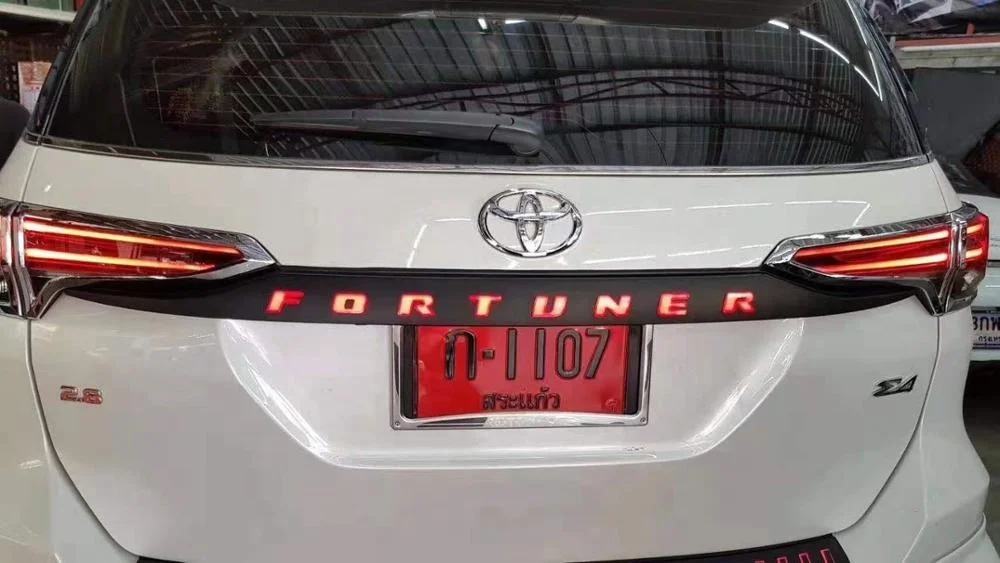 Led fog lamps brake rear bumper reflector DRL light for Toyota Fortuner 2015~2018 modified auto accessories taillight taillamp