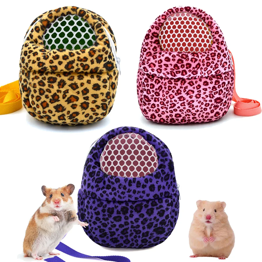 Small Pet Carrier Rabbit Cage Hamster Chinchilla Travel Warm Bags Cages Guinea Pig Carry Pouch Bag Breathable