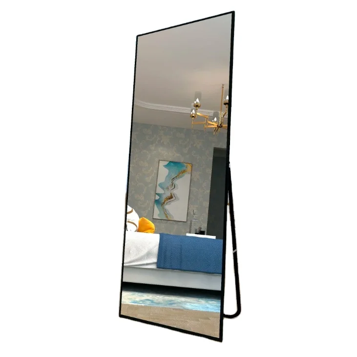 Wholesale LED Large Floor dressing mirror Stand Full Length bevemodern Mirror modern mirrors decor wall