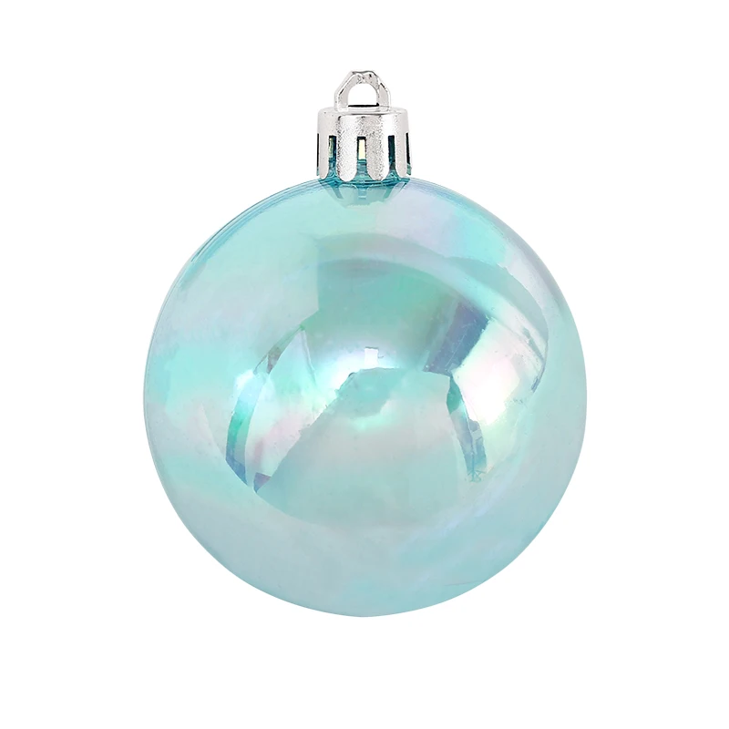 3cm luxury factory supplier Christmas tree balls ornament Dazzling transparent plastic ball set