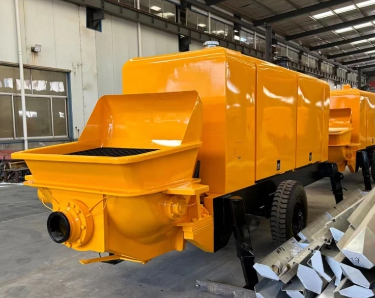 Good Price Diesel Mobile Concrete Pumps  Construction Works Portable Concrete Pump for pumping concrete