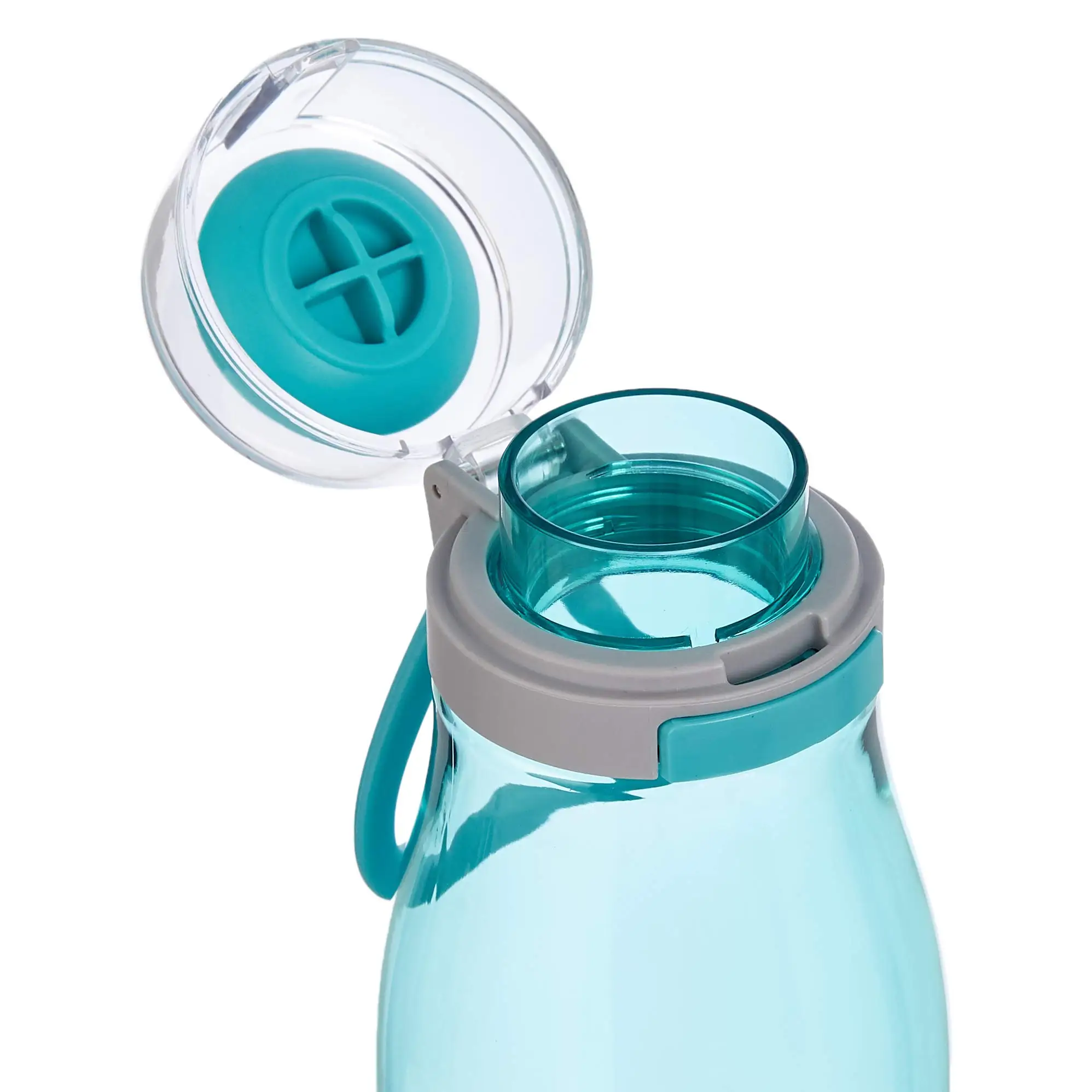 Portable 24-Ounce BPA-Free Leak-Proof PET round Sports Water Bottle with Action Lid Wholesale Summer Sports Bag 3 in 1 Model