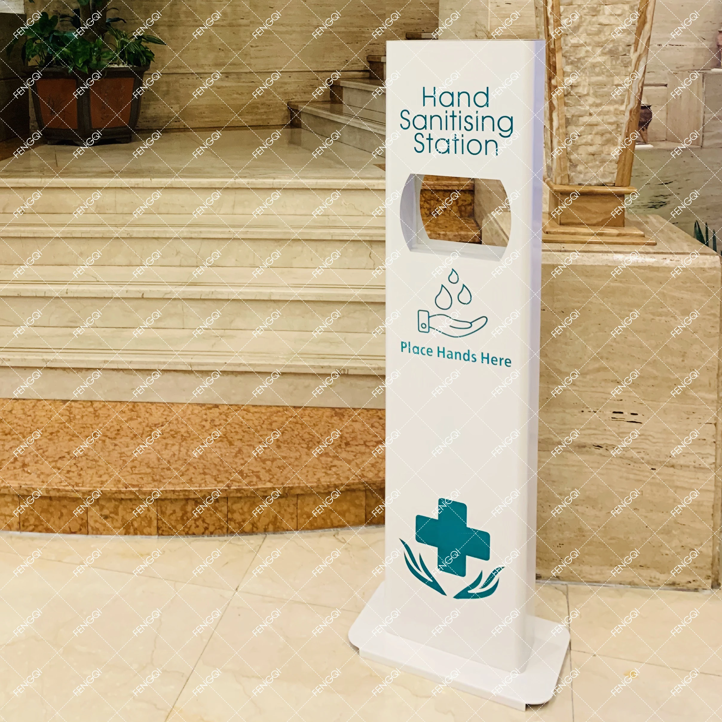 automatic hand sanitizer dispenser station for hospital