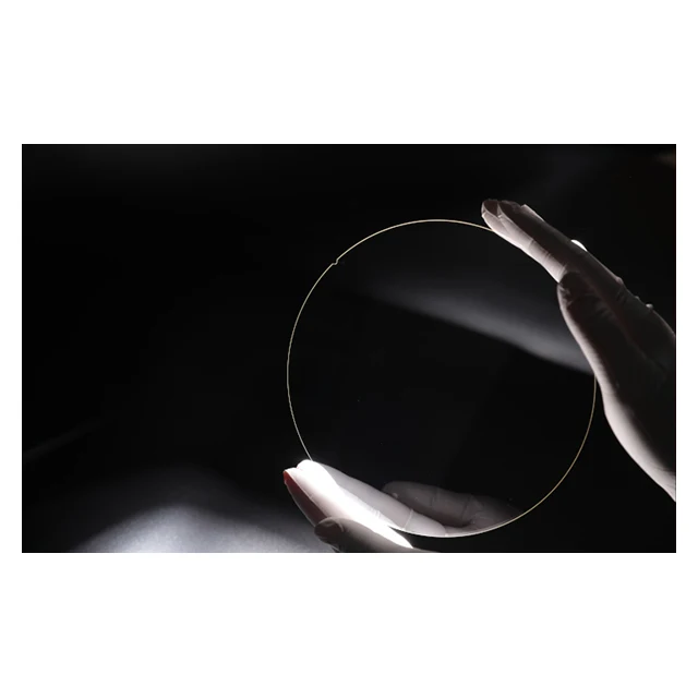 Полупроводниковая упаковка, Кремниевая Вафля D263T на изоляторе вафли была использована для измерения 5 дюймов 0,9 мм в лабораторной стеклянной вафли