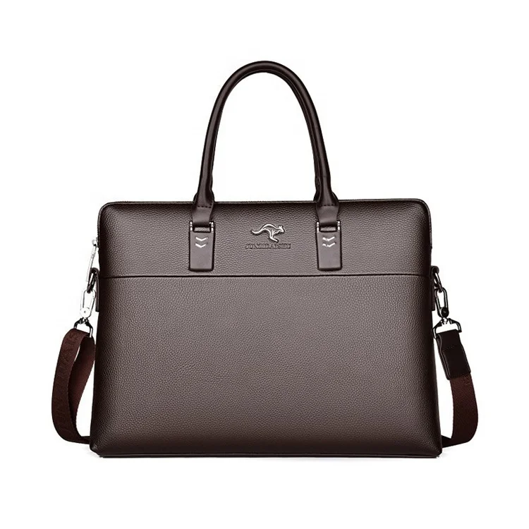 
Waterproof Custom Men Business Leather Crossbody Messenger Shoulder Hand Bag 