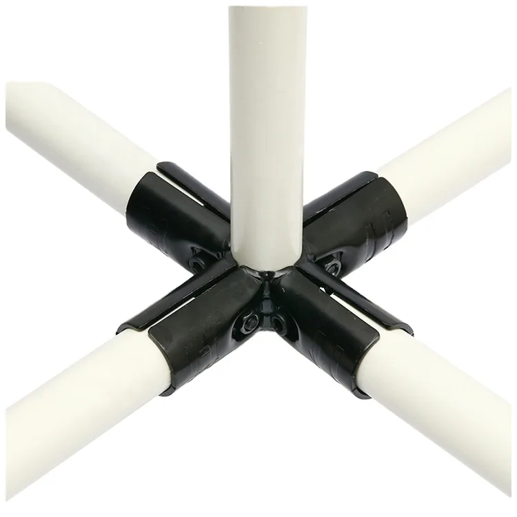 Pipe conector Metal joint HJ-5 for 28mm lean pipe rack system