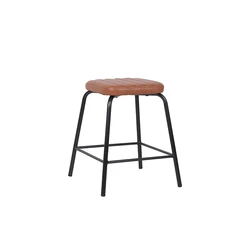 Indoor Modern Commercial Furniture Stacking Restaurant Dining Counter Cushion Stool Chair