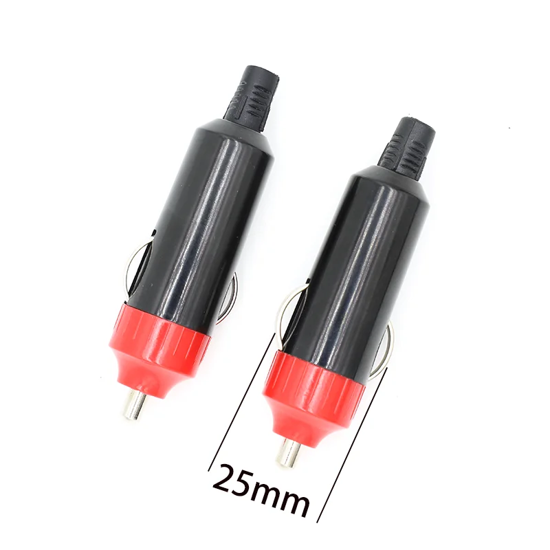 High-power pure copper gold with light male 12V 24V 20A car cigarette lighter car charger plug