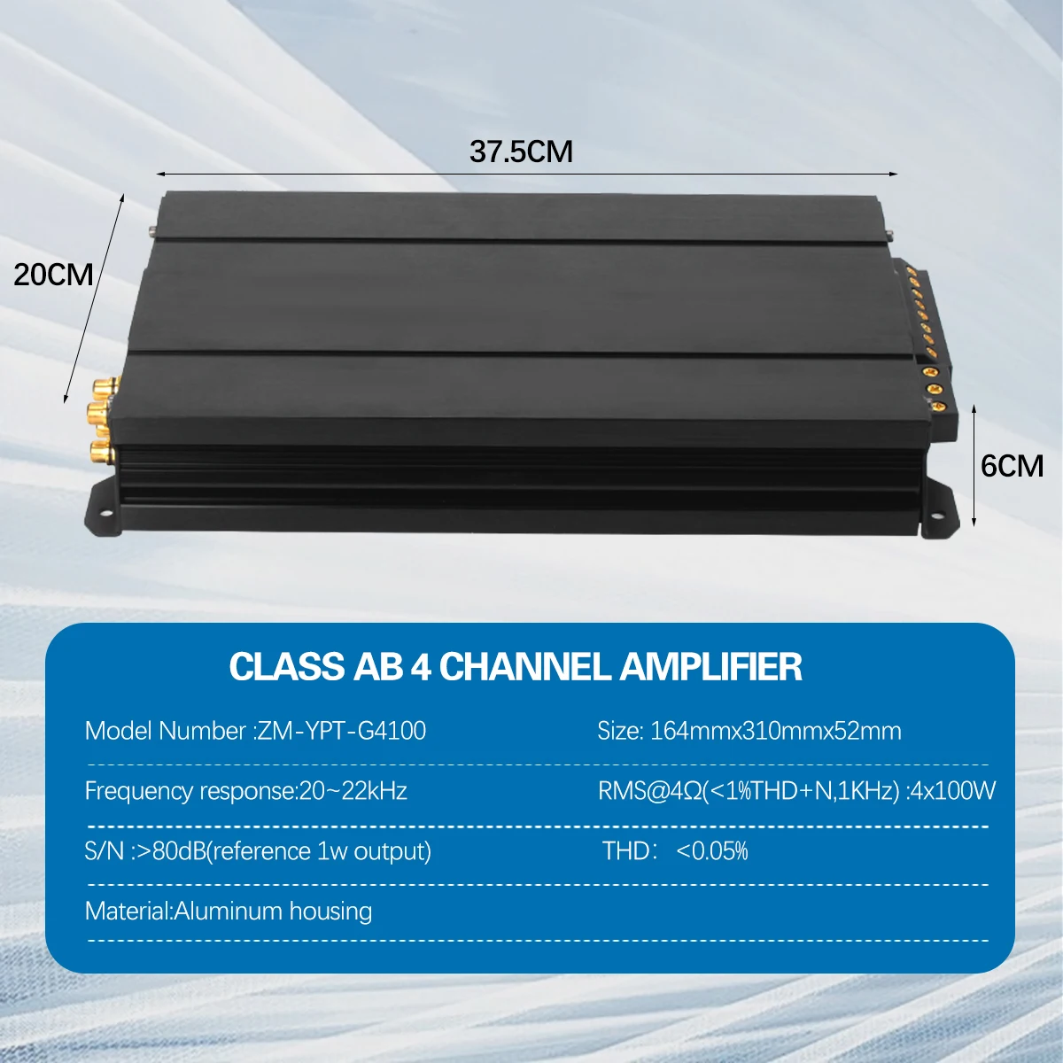 subwoofer korean 4 channel car monoblock amplifier sound equipment/amplifiers/speaker for car 20000 watt car audio