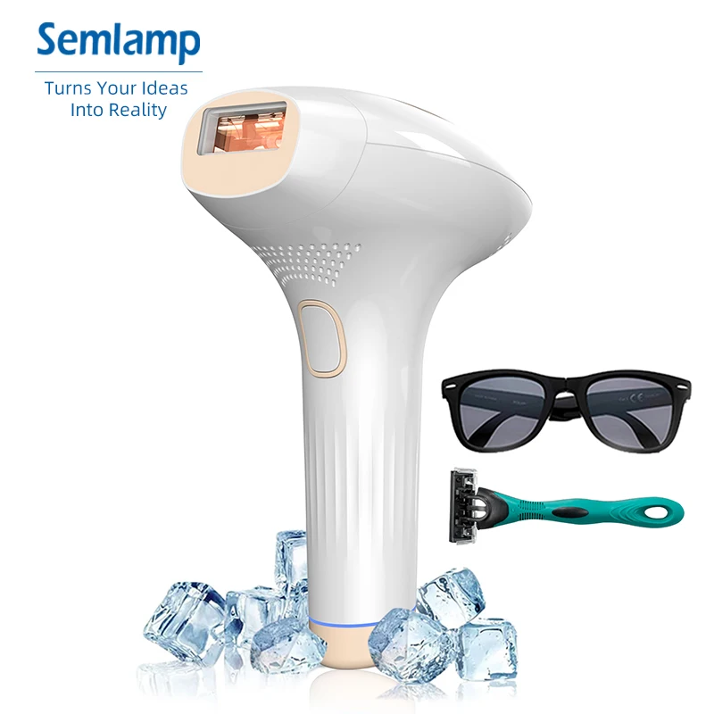 New Arrival Beauty Products Ipl Machine Handset Pulsed Light Ipl Laser Hair Removal Ice Cooling From Home Use