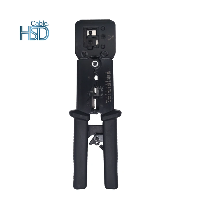 Network Crimping Tool for RJ45 Cat8 Cat7 Cat5 Cat6 Cable Clamp RJ11 RJ12 6P 8p Telephone Cable Clamp Pliers Network Tool