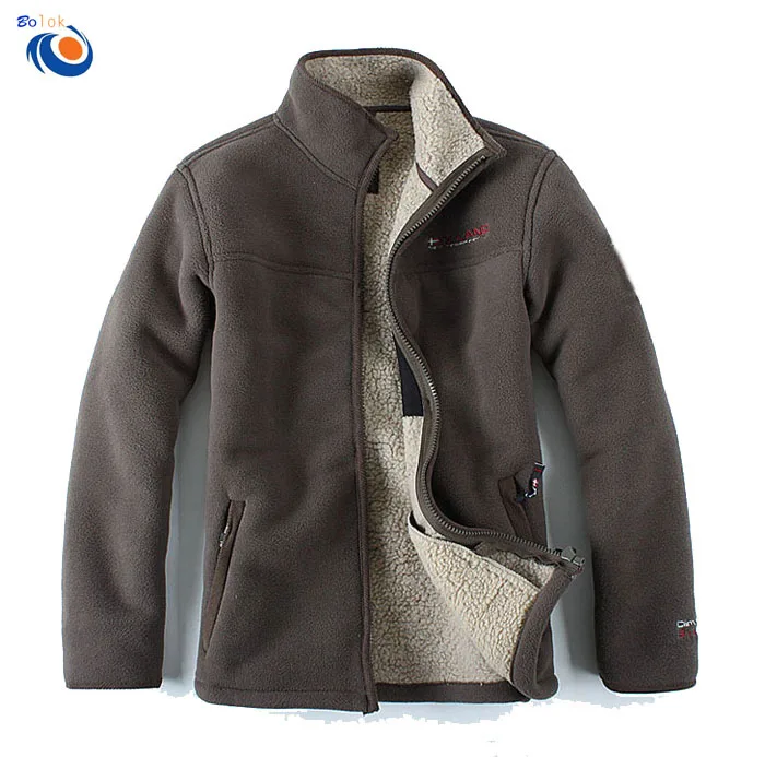 OEM ODM Factory low price Hubei Wuhan new design mens polar fleece thick winter soft shell jacket