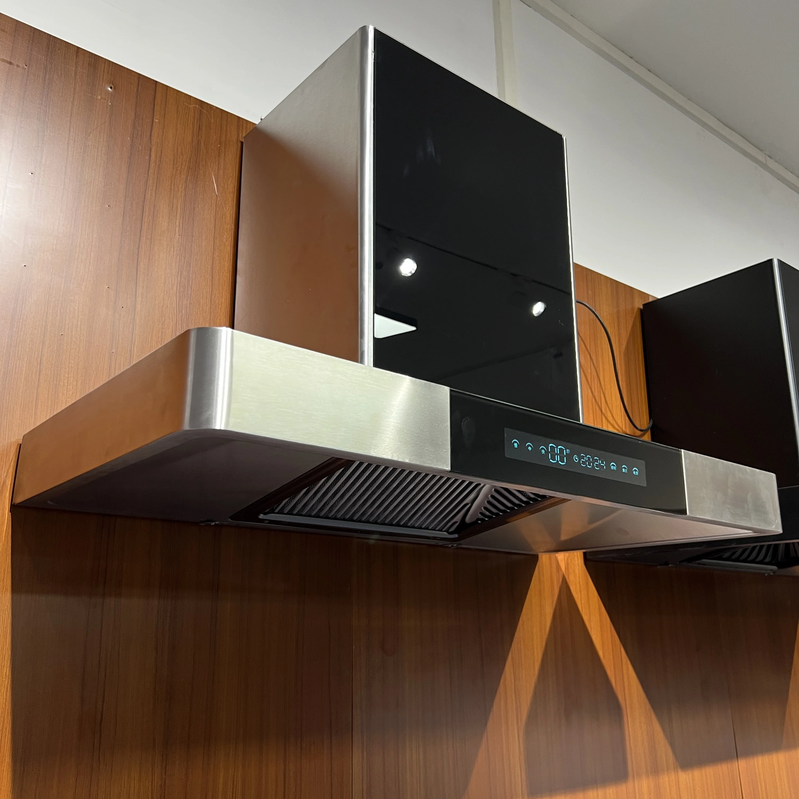 New Style kitchen Stainless steel touch switch intelligent lifting range hood