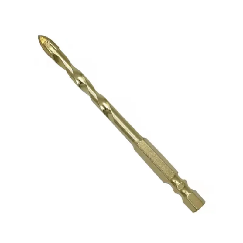 6mm8mm10mm12mm Tile slate marble granite hexagonal handle twist triangle cross wear-resistant cutter head triangle drill