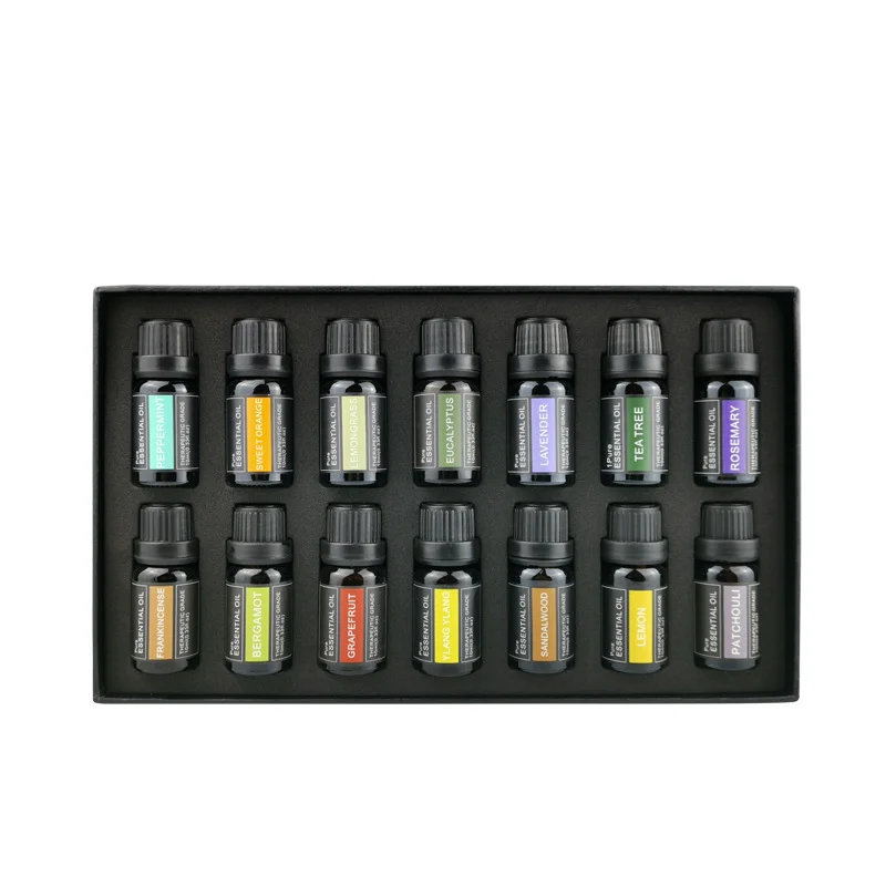 Set 6 8 14 Gift Box Fragrance Machine Pure Oil Set  100% Natural Essential Oil For Human Body Care